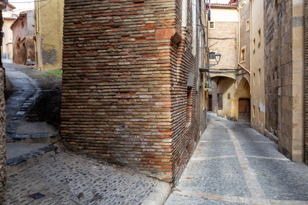 Old street in Tarazona, Saragossa . Aragon community, Spain