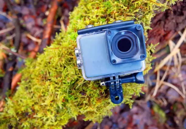 Action-camera for shooting nature and objects