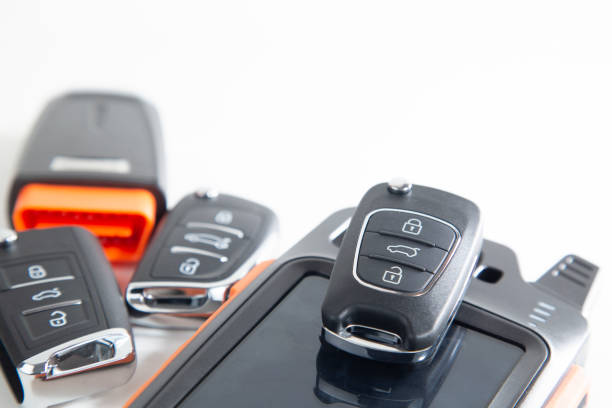 istock Production of car keys 1356005033
