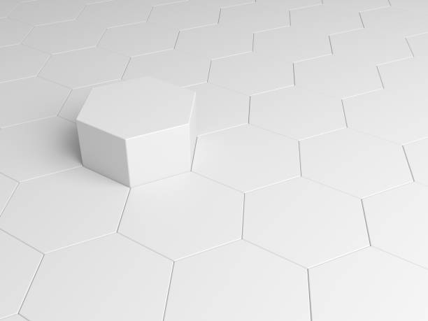 istock Background Abstract wallpaper Hexagon. 3D Scene 1356005301