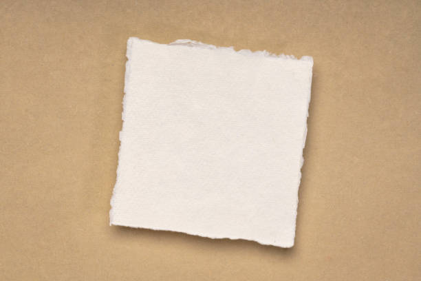 istock sheet of white Khadi rag paper 1356006509