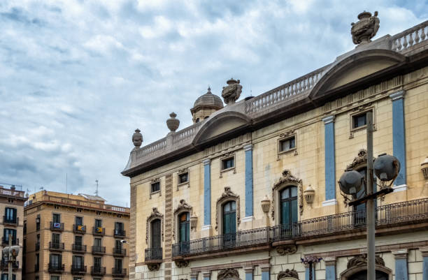 istock Buildings at Eixample district in Barcelona, Catalonia, Spain. 1356007640