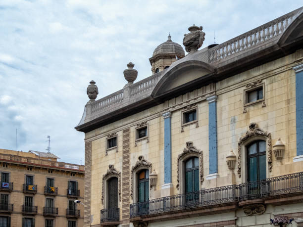 istock Buildings at Eixample district in Barcelona, Catalonia, Spain. 1356007649