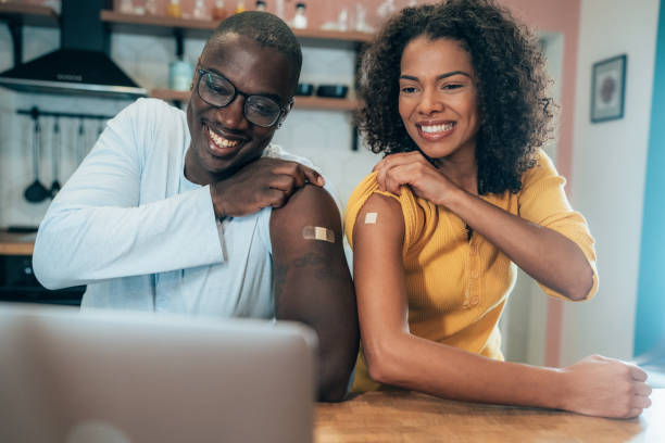istock Feeling proud after getting covid-19 vaccine 1356008614