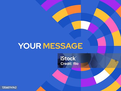 istock Circle Abstract Title Message 1356014142