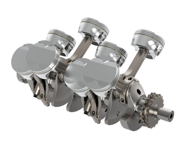 istock Crankshaft, pistons, connection rods 1356023138