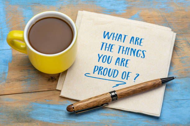 istock What are the things you are proud of? 1356024633