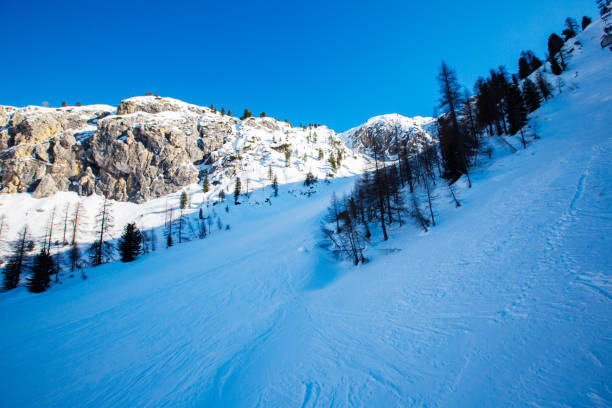 istock Dolomities winter mountains ski resort 1356026315