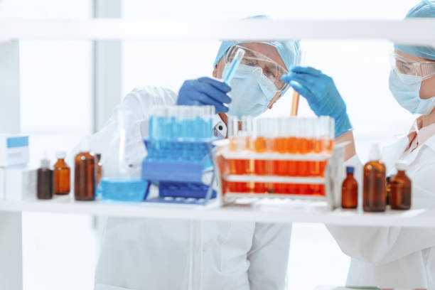 istock close up. laboratory scientists testing blood in the laboratory 1356031698