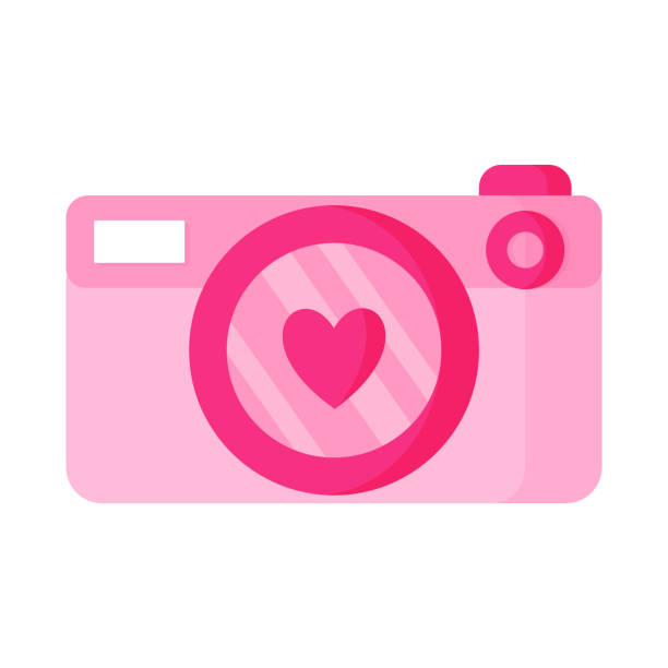 Pink Heart Camera Picture Of A Camera Clipart Pink