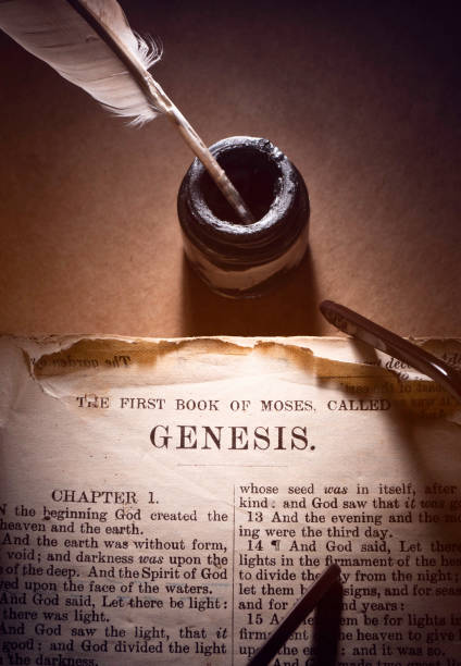 istock Close up of old Holy bible 1356046761