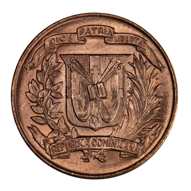 istock Vintage Dominican Republic Bronze One Centavo Coin 1356055679