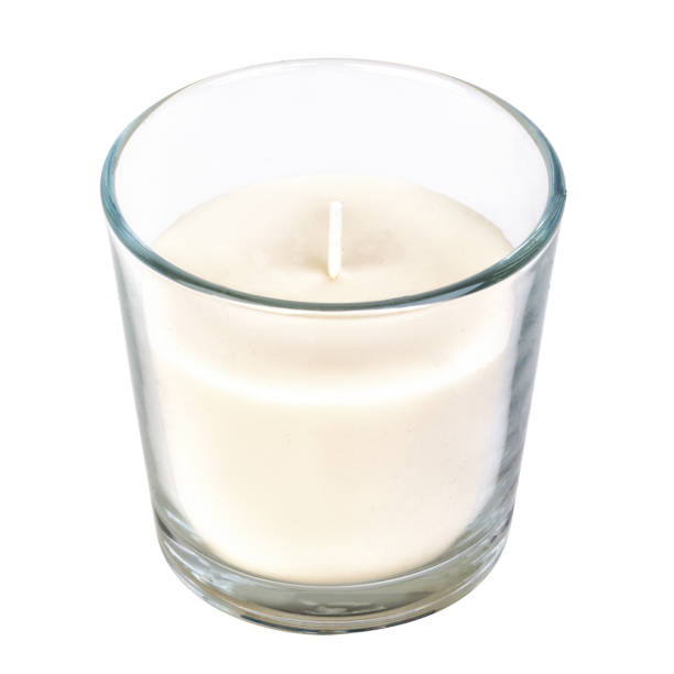 istock Candle in a transparent glass 1356060398