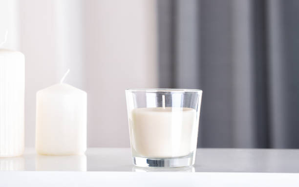 istock Candle in a transparent glass 1356060417