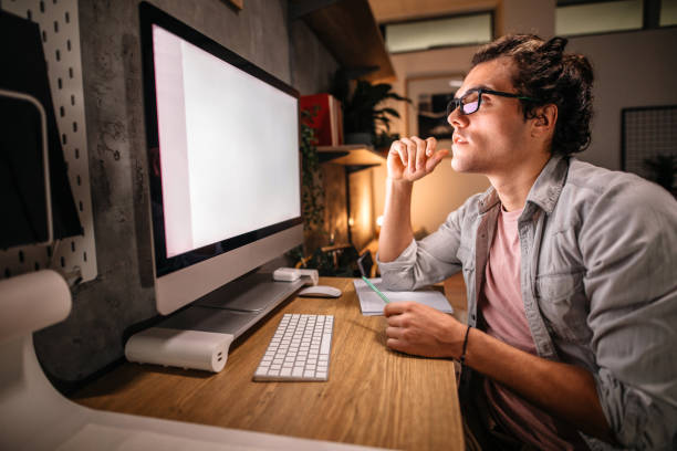 istock Trying to finish job before morning 1356060961
