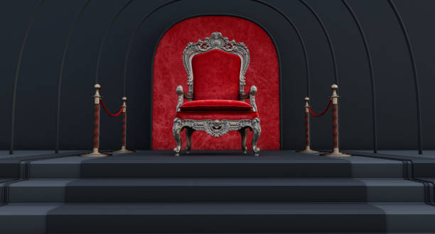 istock Throne of the kings, VIP throne, Red royal throne, 1356070592