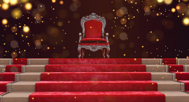istock Throne of the kings, VIP throne, Red royal throne, 1356070597