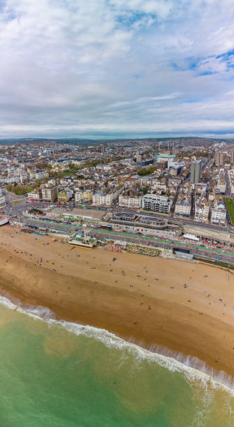 istock Brighton Pier, UK - Aerial panoramic view 1356074915