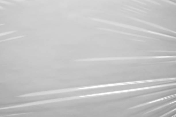 istock White transparent plastic film wrap texture background 1356078390