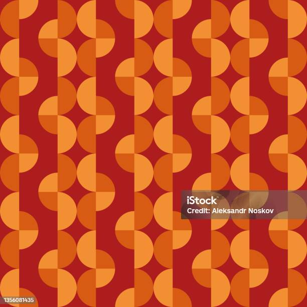 Rounded Block Pattern Rounded Abstract Seamless Pattern Accent For Any Surfaces Stock ...