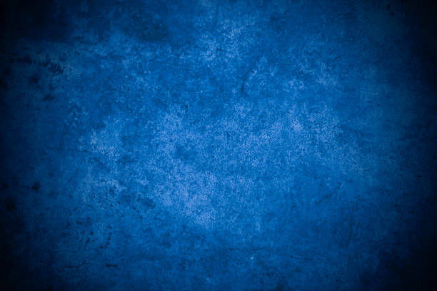 istock Old wall pattern texture cement blue dark abstract  blue color design are light with black gradient background. 1356083966