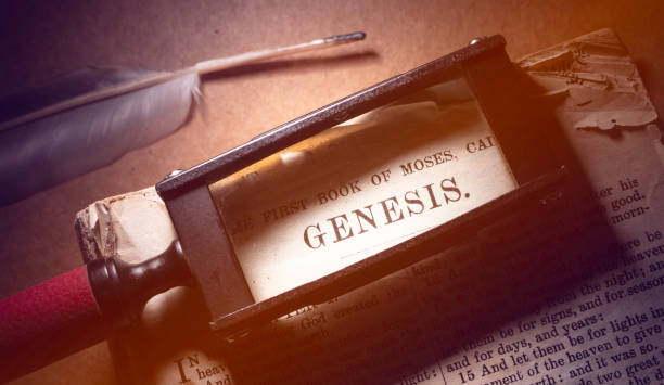 istock Close up of old Holy bible 1356085877