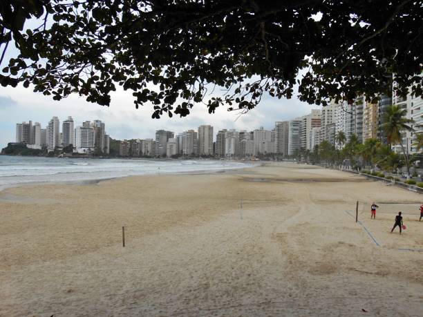istock Pitangueiras Beach, in Guaruja, Sao Paulo coast 1356087871