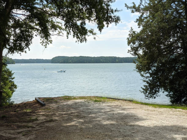 istock empty camping site on lake hartwell south carolina 1356091488