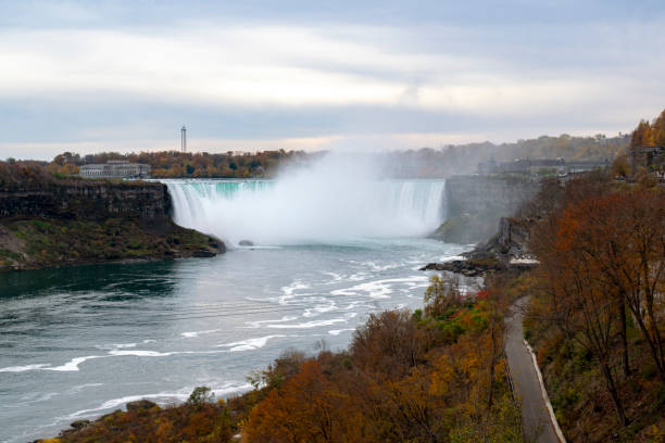 istock Niagara Falls Autumn Landscape 1356093414