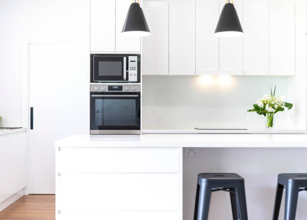 istock Modern Designer Kitchen in a Luxury Home 1356102092