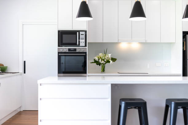 istock Modern Designer Kitchen in a Luxury Home 1356102095