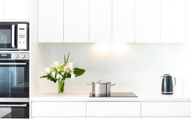istock Modern Designer Kitchen in a Luxury Home 1356102096