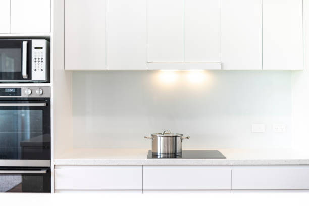 istock Modern Designer Kitchen in a Luxury Home 1356102097