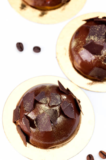 istock chocolate cream cake made of chocolate dough 1356104678