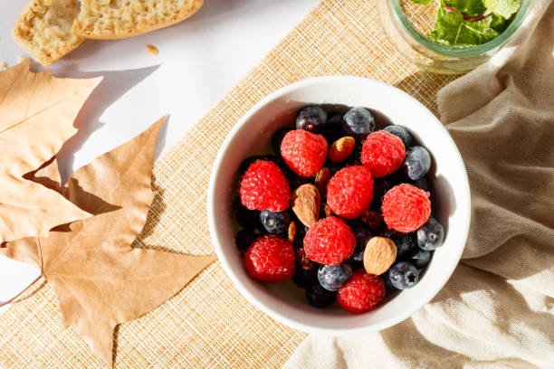 Breakfast with healthy products