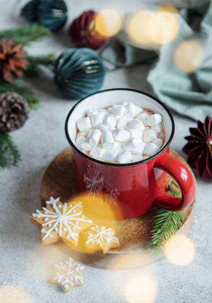 istock Christmas hot cocoa  in the red cup 1356111272