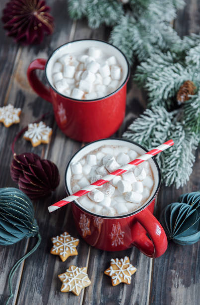 istock Christmas hot cocoa  in the red cup 1356111275
