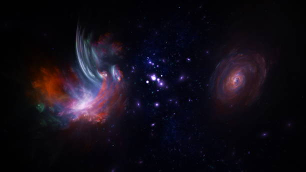 istock Galaxy Space background universe magic sky nebula night purple cosmos. Cosmic galaxy wallpaper blue starry color star dust. Blue texture abstract galaxy infinite future dark deep light 3d render 1356120242