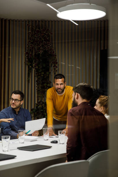 istock Coming up with new ideas for upcoming projects during a meeting 1356126153