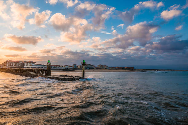 istock pier  of Hossegor at dawn 1356130532