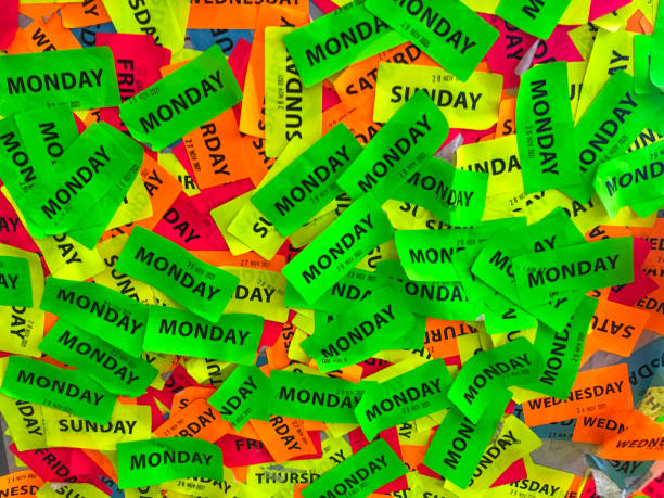 istock labels - days of the week 1356136589