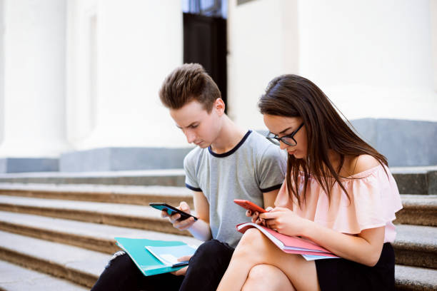 istock Students on stairs of university 1356147875