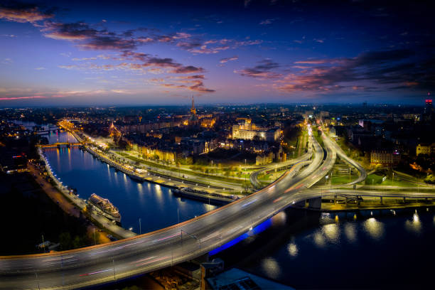 istock Szczecin by night, Poland 1356151769