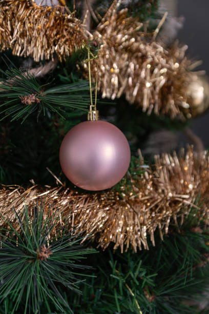 istock Close up of a Christmas tree with decoration 1356154701