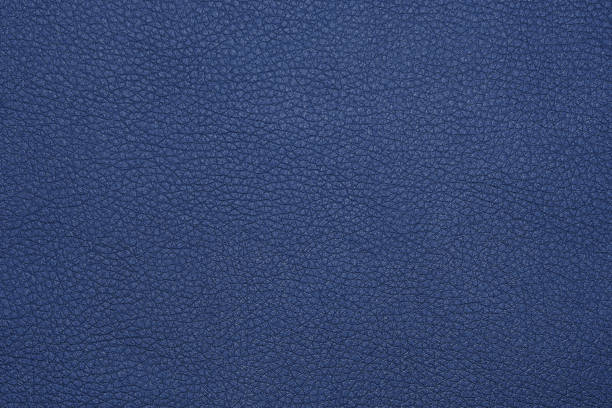 istock Background texture of blue natural leather grain 1356155529