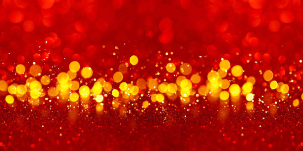 istock Red shiny festive abstract background. 1356158225