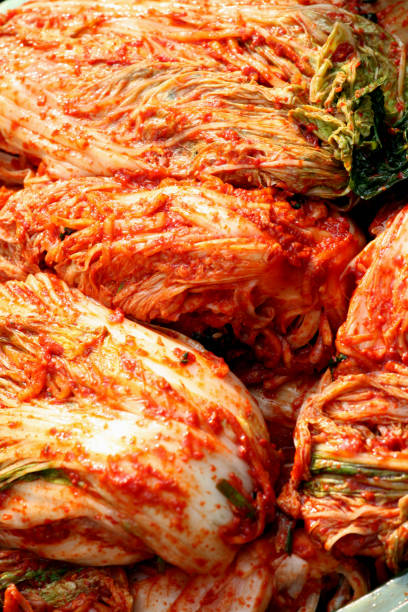 Deliciously mixed kimchi and seasoning Deliciously mixed kimchi and seasoning Kimchi stock pictures, royalty-free photos & images