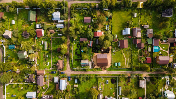 istock Residential buildings directly above 1356165880