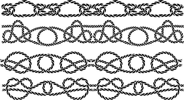 Sea knotbpattern vector art illustration