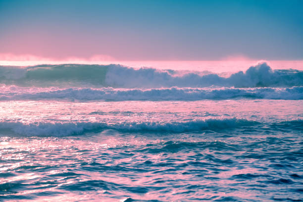 istock Stormy sea in the evening 1356175758
